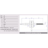 Racing Crankshaft, Pin Ø 12 mm-1